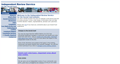 Desktop Screenshot of irs-review.org.uk